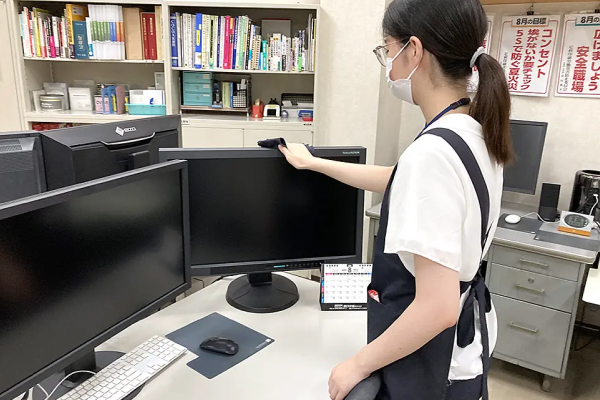 清掃の様子