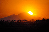 夕日
