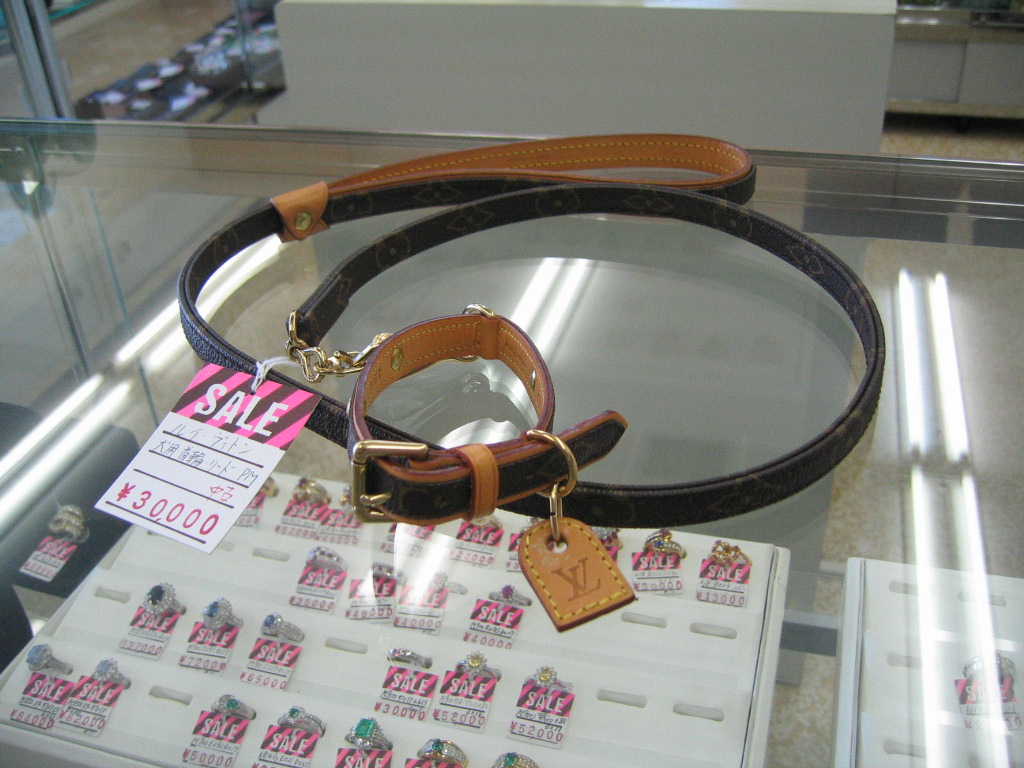 ルイヴィトン ドッグ用リード&首輪